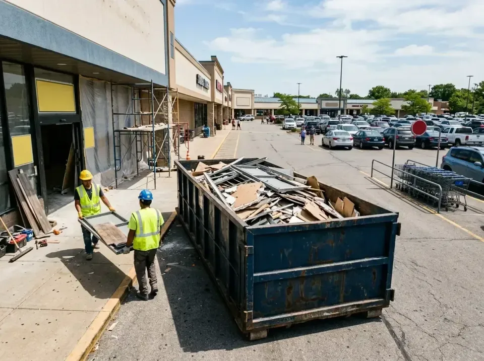 retail-store-renovation-debris-003 — frequently asked questions, Roll-off Dumpster Rentals in Whitewater, WI